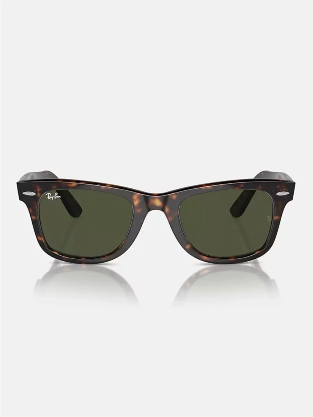 RAY-BAN | OS | RB2140 Wayfarer Classic Polished Havana Tortoiseshell Blue Lens
